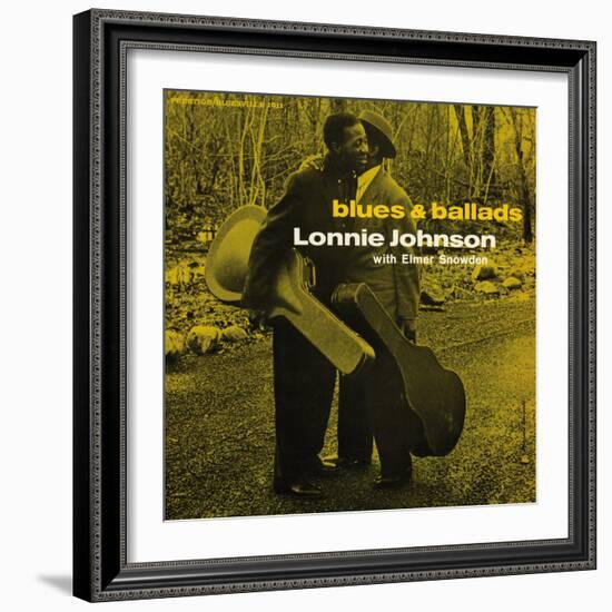 Lonnie Johnson - Blues and Ballads-null-Framed Art Print