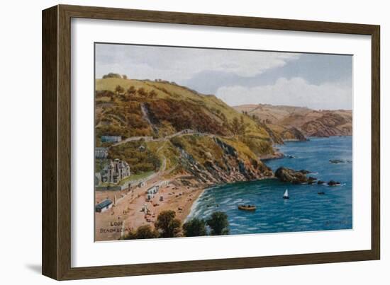 Looe, Beach and Coast-Alfred Robert Quinton-Framed Giclee Print