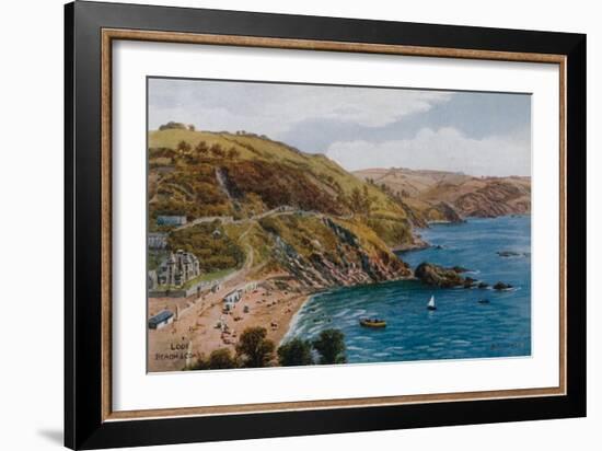 Looe, Beach and Coast-Alfred Robert Quinton-Framed Giclee Print