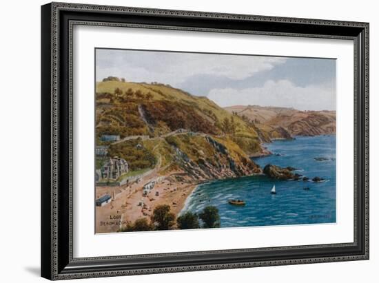 Looe, Beach and Coast-Alfred Robert Quinton-Framed Giclee Print