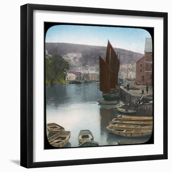 Looe, from the Quay, Cornwall, Late 19th or Early 20th Century-null-Framed Giclee Print