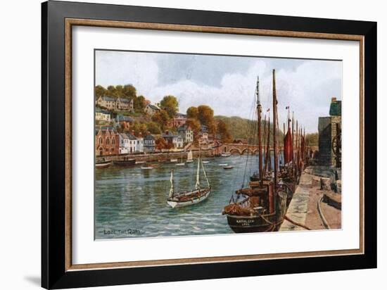 Looe, the Quay-Alfred Robert Quinton-Framed Giclee Print