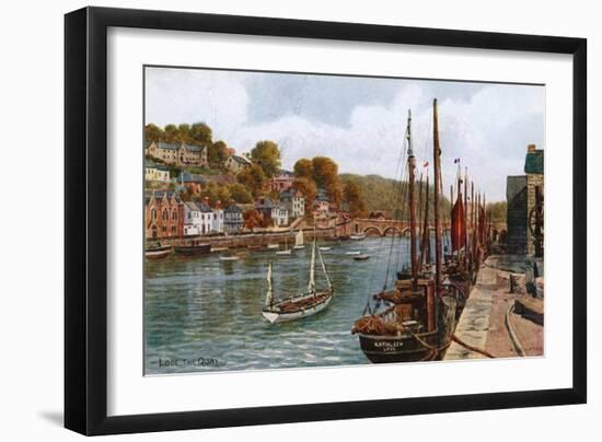 Looe, the Quay-Alfred Robert Quinton-Framed Giclee Print