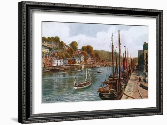 Looe, the Quay-Alfred Robert Quinton-Framed Giclee Print