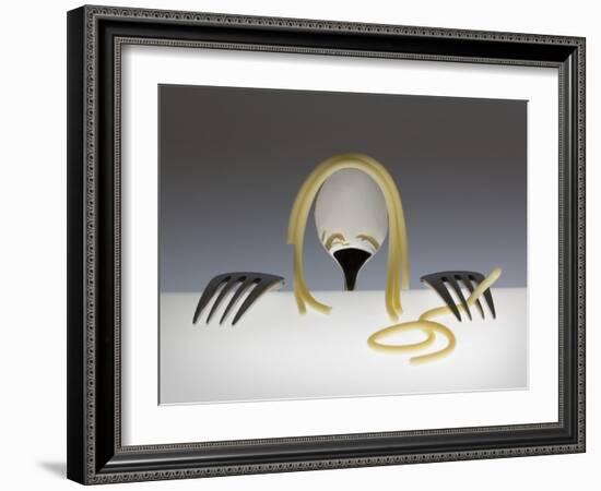 Look At Me, It's Spaghetti Hair! Part 2-Wieteke De Kogel-Framed Photographic Print