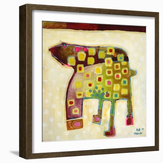 Look at My Footprints-Susse Volander-Framed Art Print