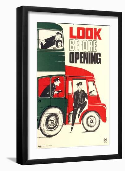 Look before Opening-Ripley-Framed Art Print