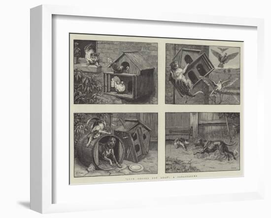 Look before You Leap, a Catastrophe-S.t. Dadd-Framed Giclee Print