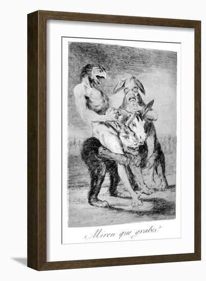 Look How Solemn They Are!, 1799-Francisco de Goya-Framed Giclee Print