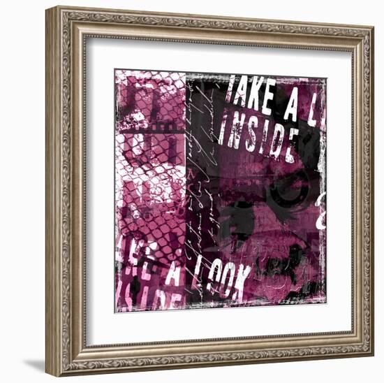 Look inside-Fline-Framed Art Print