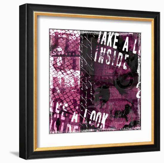 Look inside-Fline-Framed Art Print