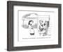 "Look, lady, we're not bad people?we're just really lousy at what we do." - New Yorker Cartoon-Pat Byrnes-Framed Premium Giclee Print