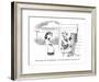 "Look, lady, we're not bad people?we're just really lousy at what we do." - New Yorker Cartoon-Pat Byrnes-Framed Premium Giclee Print