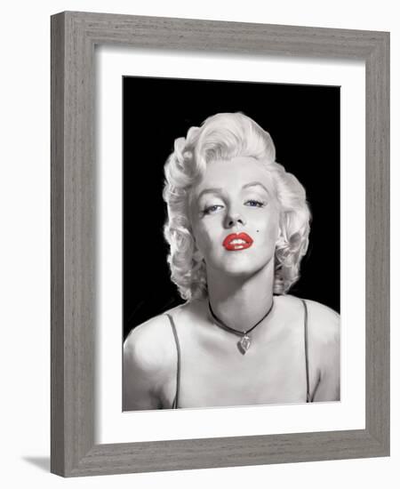 Look of Love Blue Eyes-Jerry Michaels-Framed Art Print