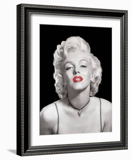 Look of Love Blue Eyes-Jerry Michaels-Framed Art Print