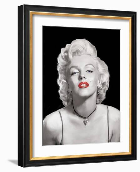 Look of Love Blue Eyes-Jerry Michaels-Framed Art Print