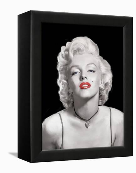 Look of Love Blue Eyes-Jerry Michaels-Framed Stretched Canvas