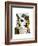 Look of Love Regency Badger and Hare Couple-Fab Funky-Framed Premium Giclee Print