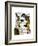 Look of Love Regency Badger and Hare Couple-Fab Funky-Framed Premium Giclee Print