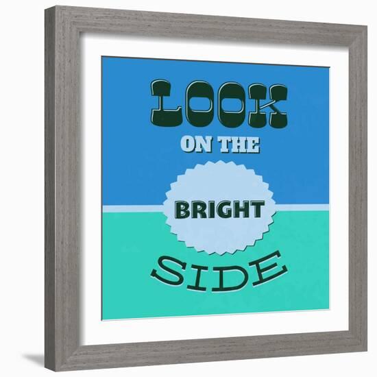 Look on the Bright Side 1-Lorand Okos-Framed Art Print