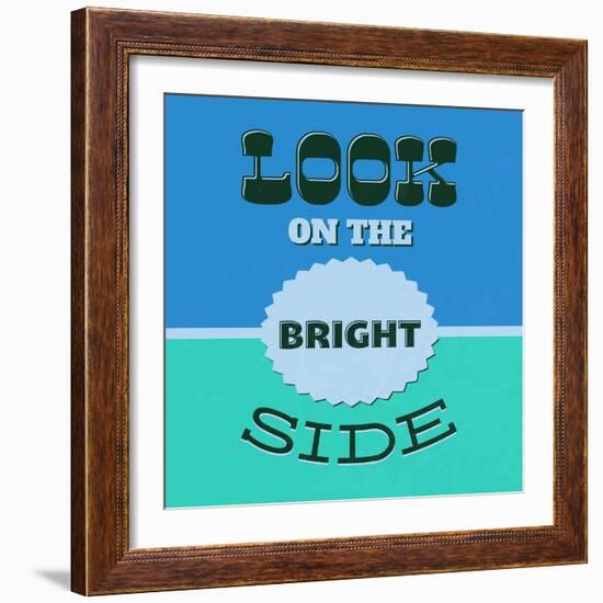 Look on the Bright Side 1-Lorand Okos-Framed Art Print