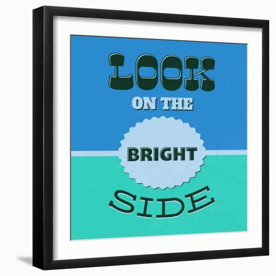 Look on the Bright Side 1-Lorand Okos-Framed Art Print