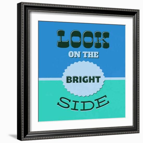 Look on the Bright Side 1-Lorand Okos-Framed Art Print