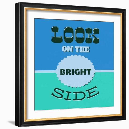 Look on the Bright Side 1-Lorand Okos-Framed Art Print