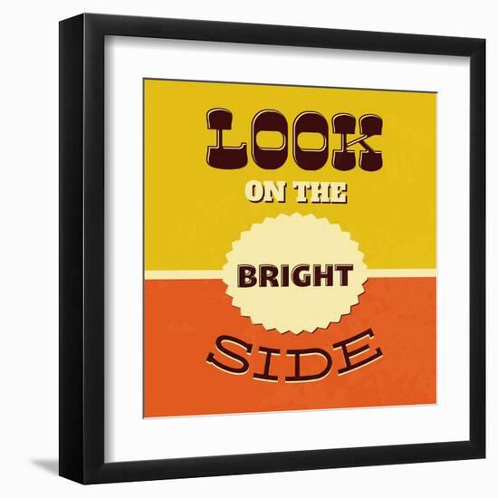 Look on the Bright Side-Lorand Okos-Framed Art Print