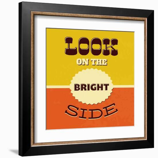 Look on the Bright Side-Lorand Okos-Framed Art Print