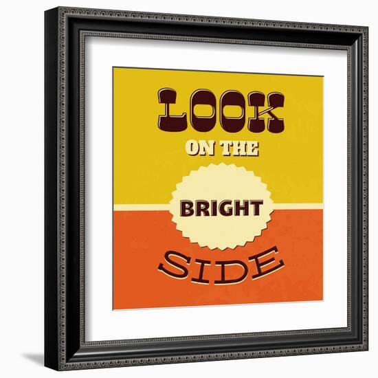 Look on the Bright Side-Lorand Okos-Framed Art Print