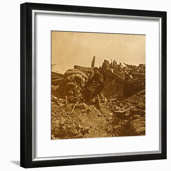 Look-out, c1914-c1918-Unknown-Framed Photographic Print