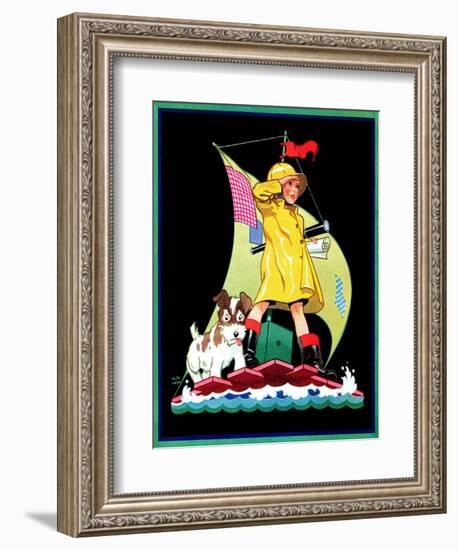 Look Out - Child Life-Keith Ward-Framed Giclee Print