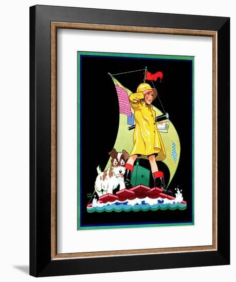 Look Out - Child Life-Keith Ward-Framed Giclee Print