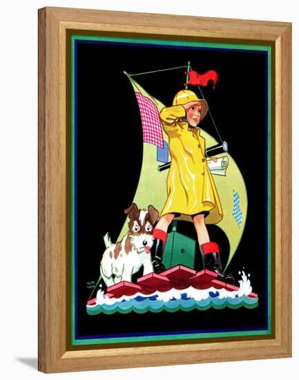 Look Out - Child Life-Keith Ward-Framed Premier Image Canvas