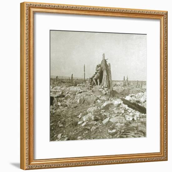 Look-out post, Fort Vaux, northern France, c1914-c1918-Unknown-Framed Photographic Print