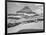 Looking Across Barren Land To Mountains From Logan Pass Glacier National Park Montana. 1933-1942-Ansel Adams-Framed Art Print