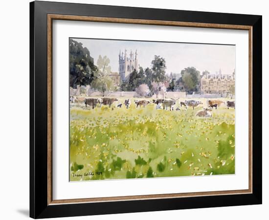 Looking across Christ Church Meadows, 1989-Lucy Willis-Framed Giclee Print