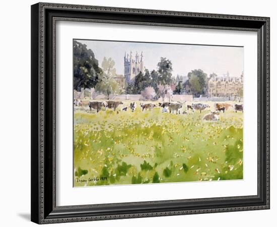 Looking across Christ Church Meadows, 1989-Lucy Willis-Framed Giclee Print