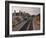 Looking across Corfe Castle Station from the Footbridge, Dorset, England, United Kingdom, Europe-Julian Elliott-Framed Photographic Print