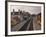 Looking across Corfe Castle Station from the Footbridge, Dorset, England, United Kingdom, Europe-Julian Elliott-Framed Photographic Print