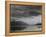 Looking Across Lake To Mountains And Clouds "Evening McDonald Lake Glacier NP" Montana 1933-1942-Ansel Adams-Framed Stretched Canvas