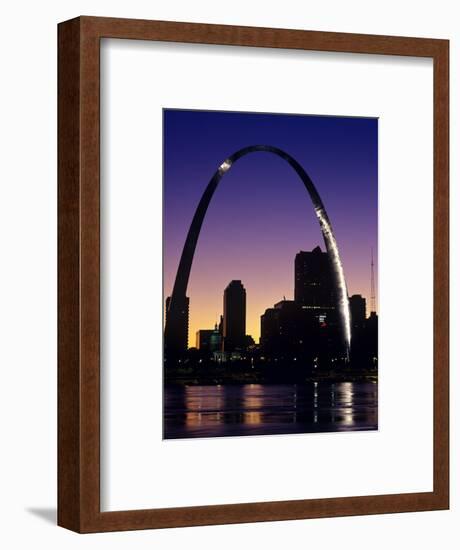 Looking Across the Mississippi River to St Louis, USA-Chuck Haney-Framed Photographic Print