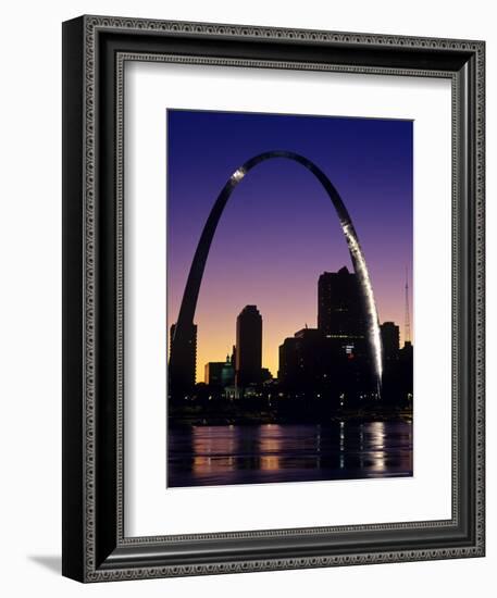 Looking Across the Mississippi River to St Louis, USA-Chuck Haney-Framed Photographic Print