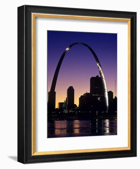 Looking Across the Mississippi River to St Louis, USA-Chuck Haney-Framed Photographic Print