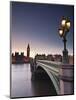 Looking across the River Thames Towards the Houses of Parliament and Westminster Bridge, London, En-Julian Elliott-Mounted Photographic Print