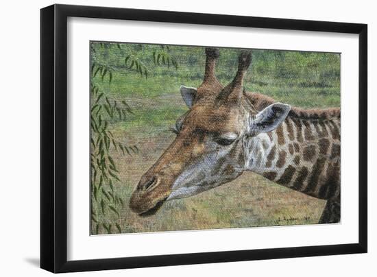 Looking Around-Luis Aguirre-Framed Giclee Print