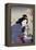 Looking as if She Wants to Change: The Appearance of a Proprietress of the Kaei Era-Taiso Yoshitoshi-Framed Premier Image Canvas