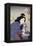 Looking as if She Wants to Change: The Appearance of a Proprietress of the Kaei Era-Taiso Yoshitoshi-Framed Premier Image Canvas