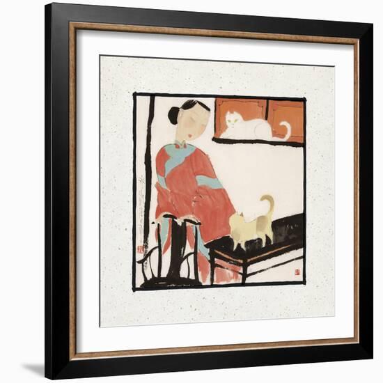 Looking at Each Other-Hu Yongkai-Framed Giclee Print